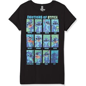 Disney Girl's Stitch Emotion T-Shirt