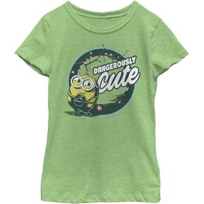 Fifth Sun Minions: Rise of Gru Dangerous Cute Girls Short Sleeve Tee Shirt