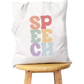 WCGXKO Speech Therapist Gift SPPECH Tote Bag For SLP Speech Therapy Student SLP Graduation Gift in Kuwait