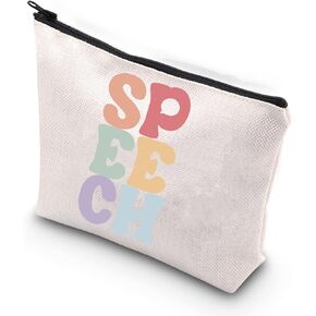 WCGXKO Speech Therapist Gift SPPECH Tote Bag For SLP Speech Therapy Student SLP Graduation Gift