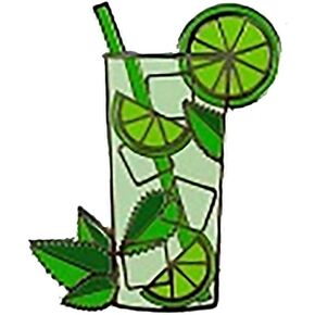 Mojito Enamel Pin