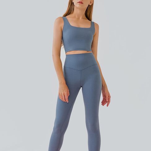 Sports Bras for Women Removable Padded Seamless Workout Running Yoga Tank Top in Saudi Arabia