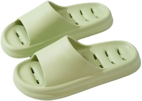Jpapo inerfe Men's and women's comfortable silent non-slip slippers, massage foam silent shower shoes, indoor and outdoor thick-soled open-toe foot support sandals in Saudi Arabia