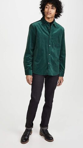 بنطلون جينز رجالي من Denim مطبوع عليه Weird Guy Denim من Naked & Famous Denim أزرق in Kuwait