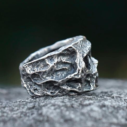 Sinoyp Skull Rings الفولاذ المقاوم للصدأ مجوهرات منفعل خاتم الموت مكتنزة للرجال in Saudi Arabia