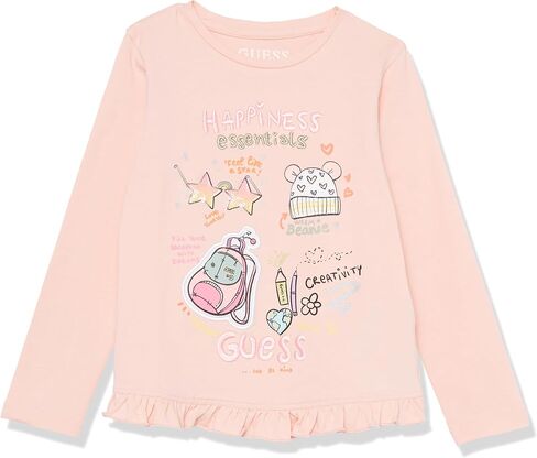 GUESS Girls' Long Sleeve T-Shirt in Saudi Arabia