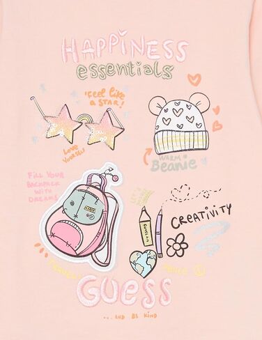 GUESS Girls' Long Sleeve T-Shirt in Saudi Arabia