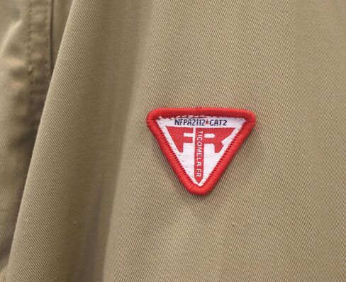 TICOMELA FR Shirts for Men Flame Resistant/Fire Retardant Shirt NFPA2112 7.5oz Men's Welding Shirt in Kuwait