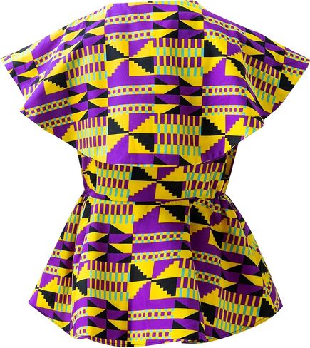 SHENBOLEN Women African Print Top Ankara Dashiki Shirt in Saudi Arabia