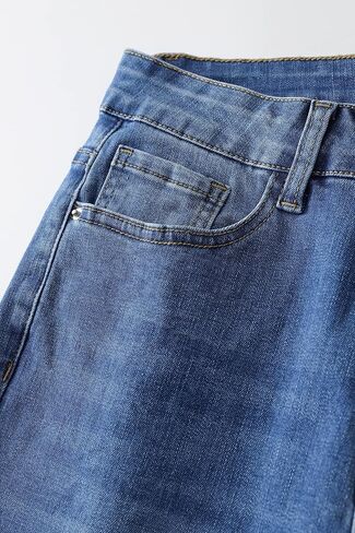Plus Size Skinny Jeans for Women High Waist Pencil Women Jeans Full Length Mom Stretchy Slim Pants in Saudi Arabia