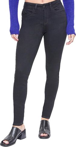 YMI Womens Wannabettabutt Mid-Rise Skinny Jean Made with Recycled Fibers in Saudi Arabia