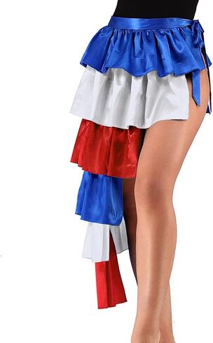 تنورة Kakaco Tie-on Bustle تنورة ذات طبقات للبطن وتنورة طويلة للحفلات للنساء والفتيات in Kuwait