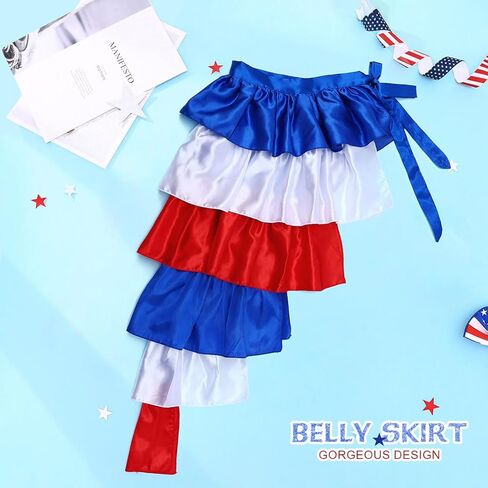 تنورة Kakaco Tie-on Bustle تنورة ذات طبقات للبطن وتنورة طويلة للحفلات للنساء والفتيات in Kuwait