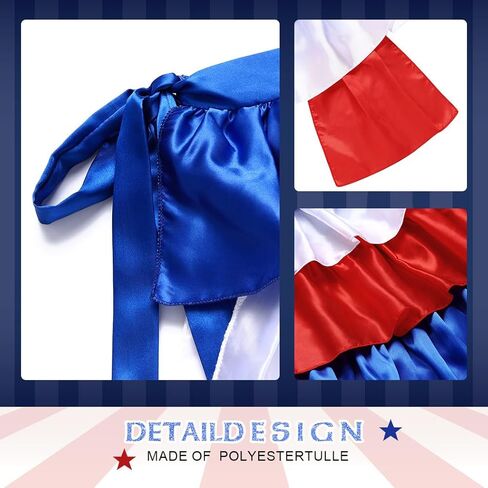 تنورة Kakaco Tie-on Bustle تنورة ذات طبقات للبطن وتنورة طويلة للحفلات للنساء والفتيات in Kuwait