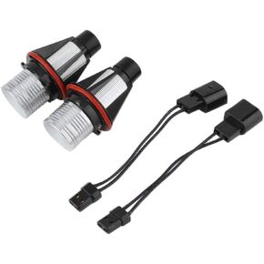زوج من 6W E39 خالية من الأخطاء LED Angel Eyes Halo Ring Marker Bulbs بديلة لـ BMW 5 6 7 Series X3 X5 (تناسب جزئي E39 E53 E60 E63 E64 E65 E66 E83) (أبيض) in Kuwait
