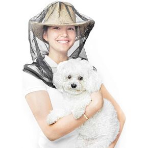 Midges Head Net - Mosquito, Midge, NoSeeUm Protection - X-Large, Comfortable, High Visibility, Durable, Insect Repellent for Gardeners and Outdoor Lovers, Gift Bag Included