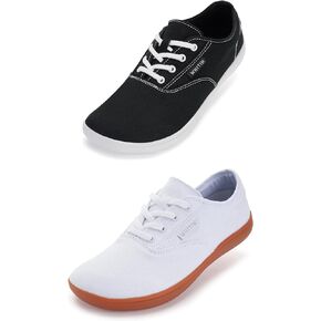 WHITIN Men's Wide Canvas Barefoot Shoes Size 10.5-11