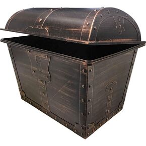 Teacher Created Resources Large Plastic Treasure Chest Classroom Rewards Pirate Party Goody Box (TCR8759) (Pack of 6)