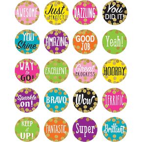 Teacher Created Resources Confetti Stickers - 8191