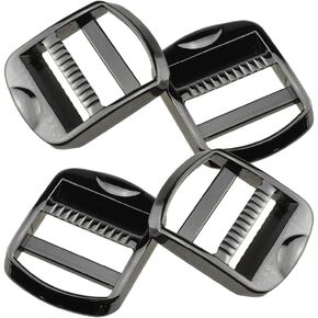 HAHIYO Adjustable Ladder Lock Webbing Release Slider Buckle Tri-Glide Tension Fastener Secure Hold up for Backpack Belt Strap