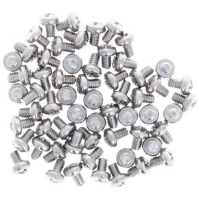 MroMax M3 x 8mm Machine Screws Pan Phillips Cross Head Screw 304 Stainless Steel Fasteners Bolts Silver Gray 100Pcs