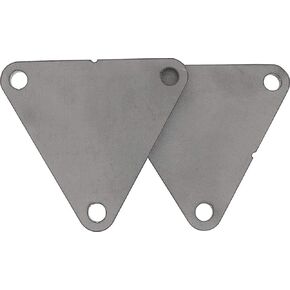 Allstar Performance Motor Mount Shim, 3/16 in Thick, Steel, Standard Chevy Bolt Pattern, Pair