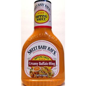 Sweet Baby Ray's Creamy Buffalo Wing Dipping Sauce (Pack of 6) 14 oz Bottles