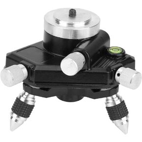 Laser Level Adapter, 360° Rotating Base Laser Level Adapter with Standard 1/4" Thread for most Laser Level Devices