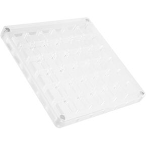 NUOBESTY Nail Art Storage Box Tools Beads Household Storage Container Ornament Storage Holder Alt Accessories Multi-Grid Container Portable Organizer Storage Rack Single Hole Acrylic