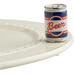 Nora Fleming Beer Me (Beer Can) A199 - Hand-Painted Ceramic Unique Décor - Summer Minis for The Home and Office