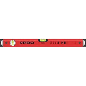 أداة مستوى الروح الحمراء PRO600 مقاس 32 بوصة (80 سم) مع نظام قراءة سهل ERS+ - أداة تسوية دقيقة مع ملف تعريف مريح وممتص للصدمات in Kuwait
