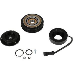 ECCPP A/C Compressor Clutch 1999-2004 Fit for Jeep Grand for Cherokee 4.0L AC Compressor Clutch Assembly Kit Pulley Coil Set
