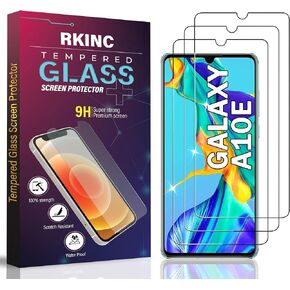 Screen Protector [3-Pack] for Samsung Galaxy A10E, Tempered Glass Film Screen Protector, 0.33mm [LifetimeWarranty][Bubble-Free][Anti-Scratch][Anti-Shatter]