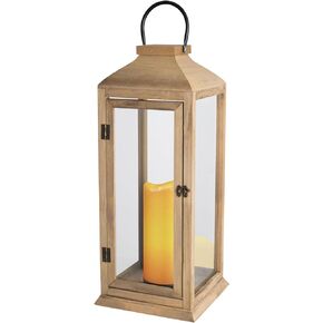Extra Large Lanterns Decorative - 27.5in IP65 Waterproof Lanterns Decorative with Flameless Candles, Decorative Lanterns for Home Decor, Indoor Outdoor, Front Porch, Garden, Farmhouse Weddings Style