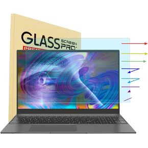 15.6 inch Tempered Glass Anti Blue Light Screen Protector, for 15.6'' HP/Dell/ASUS/Sony/Samsung/Lenovo/Acer/MSI/LG, Aspect Ratio 16:9 Laptop, 9H,Bubble Free, Size 13.6" x 7.6''
