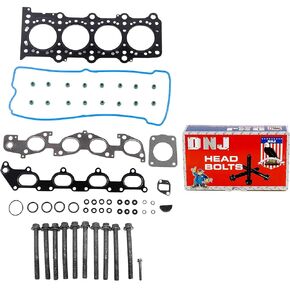 DNJ HGB520 Cylinder Head Gasket set with Head Bolt Kit For 1996-2003 Suzuki Sidekick 1.8L 1840cc L4 DOHC