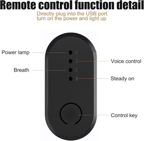 1 قطعة إضاءة محيطة LED للسيارة، واجهات USB واحدة إلى أربع واجهات USB خالية من الأسلاك، أضواء قدم تعمل بالصوت، ملحقات تزيين لتعديل الأجواء الرومانسية، لمعظم الموديلات (أزرق ثلجي) in Saudi Arabia