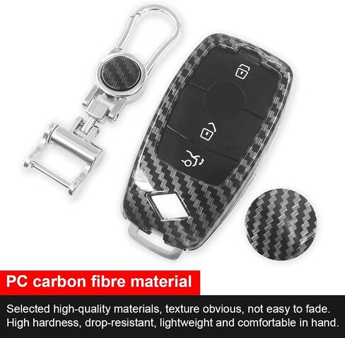 for Mercedes Benz Key Fob Cover, Key Holder Bag Cover for Compatible with Benz CLS CLA GLA GLC GLE GLS A C E S G Class Smart Remote Key Cover, Protect Shell in Saudi Arabia