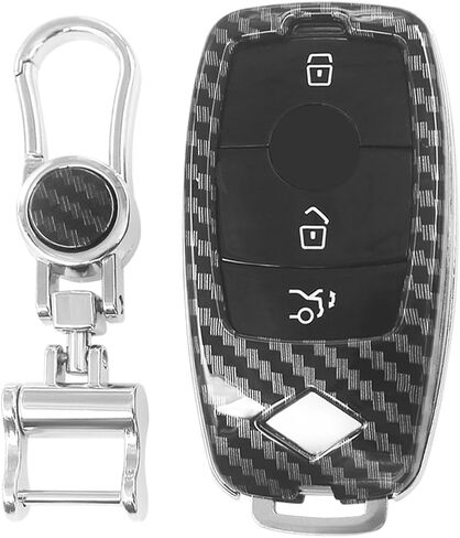 for Mercedes Benz Key Fob Cover, Key Holder Bag Cover for Compatible with Benz CLS CLA GLA GLC GLE GLS A C E S G Class Smart Remote Key Cover, Protect Shell in Saudi Arabia