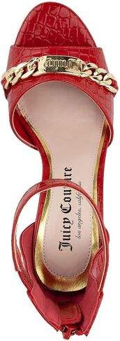 Juicy Couture Women's High Heel Open Toe Pumps with Chic Ankle Strap - Elegant Dress Shoes in Saudi Arabia