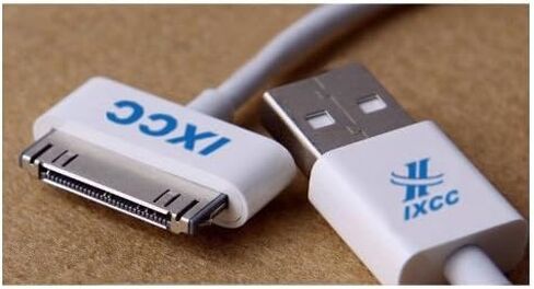 [عبوتان] سلك كابل شحن ومزامنة USB بطول إضافي 10أقدام 30 دبوسًا لأجهزة Apple iPhone 4/4s، iPod 1-6 Gen، iPod 1-4 Gen، iPad 1-3 Gen in Saudi Arabia