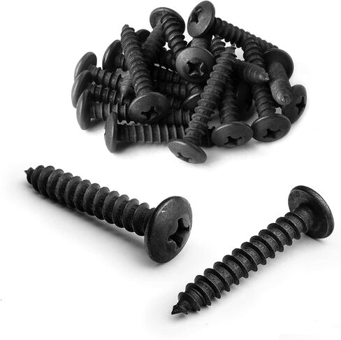 POWERTEC QWS1005#8 x 3/4" Wood Screw Set, Phillips Flat Head Deep Thread Screws - 100 Pack in Saudi Arabia