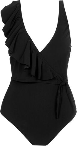 Profile by Gottex Women's Standard Tutti Frutti V-Neck Shoulder Ruffle One Piece in Saudi Arabia