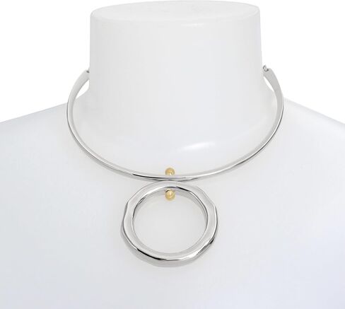 Robert Lee Morris Soho Womens Open Circle Pendant Wire Necklace in Saudi Arabia