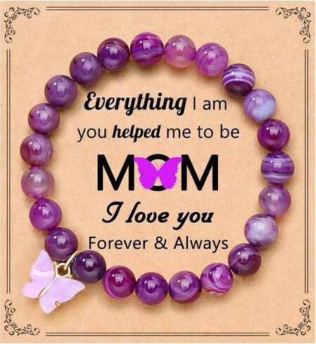 UNGENT THEM Purple Butterfly Bracelets Inspirational Christian Religious Easter Gifts for Women Girls Friends in Saudi Arabia