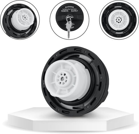 غطاء غاز 05278655AB، استبدال غطاء خزان الوقود متوافق مع جيب شيروكي كومباس رانجلر رام 1500/2500/3500؛ كرايسلر سيروس باسيفيكا؛ دودج كارافان تشالنجر تشارجر دارت دورانجو؛ رام داكوتا بروماستر in Kuwait