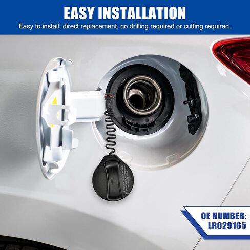 X AUTOHAUX LR029165 غطاء غاز الوقود خزان الوقود غطاء فتحة التعبئة خزان الغاز غطاء الوقود لاند روفر LR2 2008-2015 in Saudi Arabia