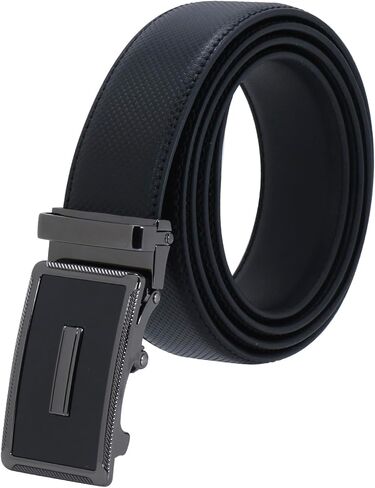 Men's Auto Lock Leather Belt in Saudi Arabia
