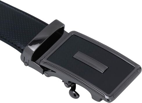 Men's Auto Lock Leather Belt in Saudi Arabia