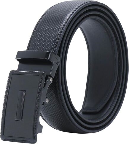 Men's Auto Lock Leather Belt in Saudi Arabia